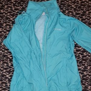 Columbia Teal Raincoat